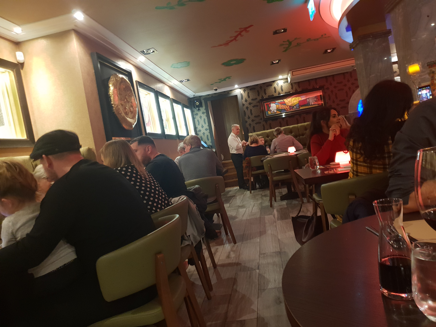 View from the table
