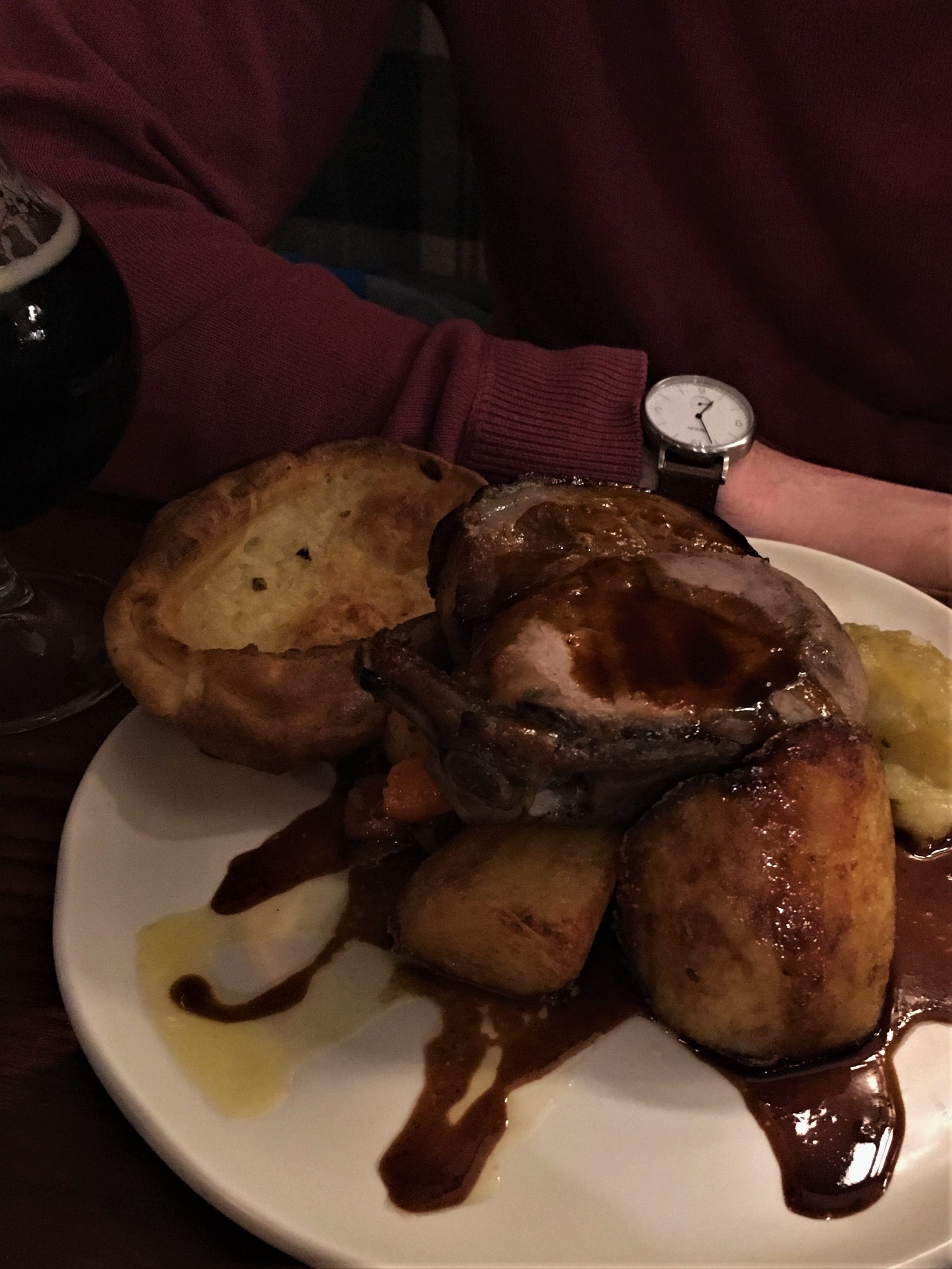 Pork chop - so tender Elvis Presley starts singing "Love Me Tender" as soon as you take your first bite