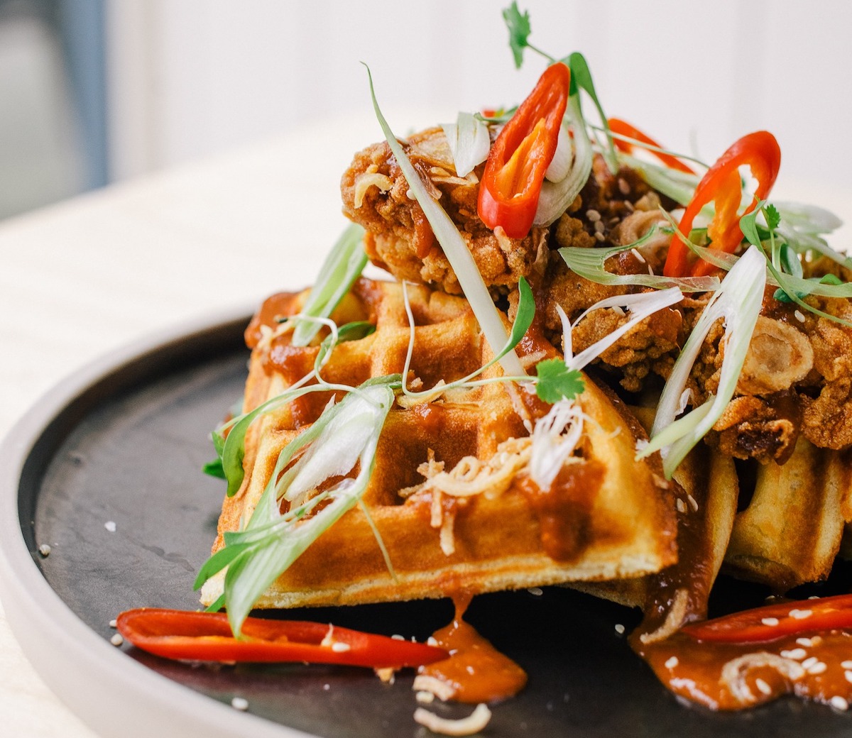 Where to go for waffles in Glasgow Dish Cult