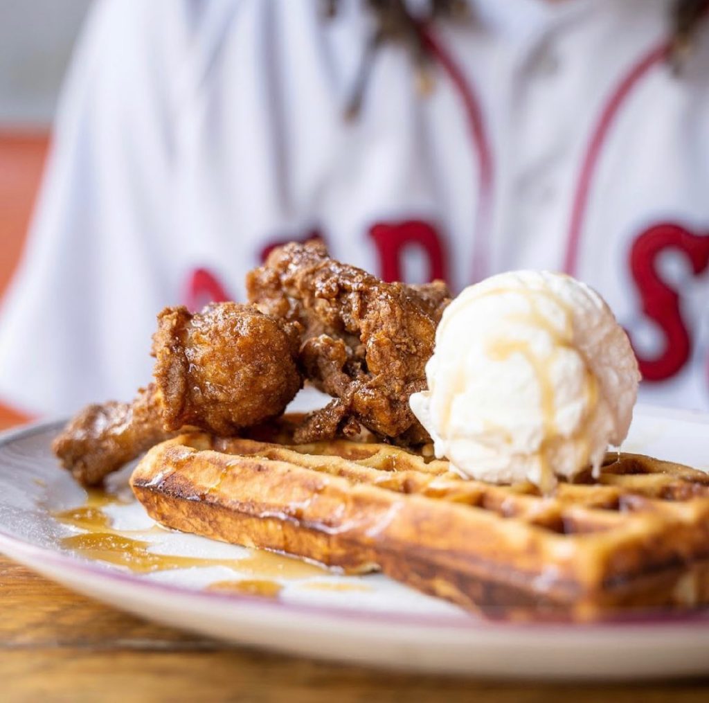 How to Make Fried Chicken Ice Cream & Waffles